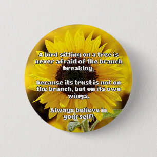 Empath Belief positive Ermutigungsquote Button