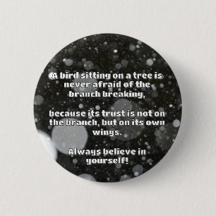 Empath Belief positive Ermutigungsquote Button