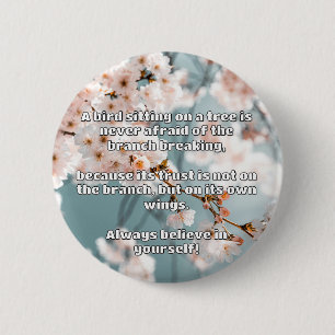 Empath Belief positive Ermutigungsquote Button
