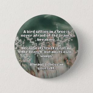 Empath Belief positive Ermutigungsquote Button