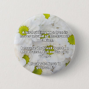 Empath Belief positive Ermutigungsquote Button