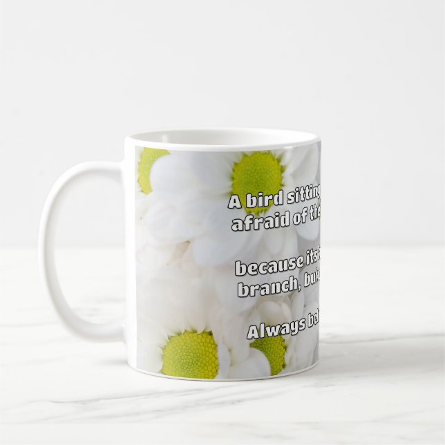 Empath Belief positive Ermutigungsquote Kaffeetasse (Links)