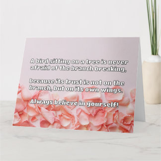 Empath Belief positive Ermutigungsquote Karte