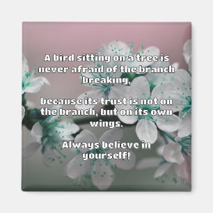 Empath Belief positive Ermutigungsquote Magnet