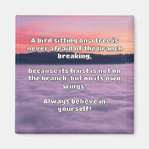 Empath Belief positive Ermutigungsquote Magnet
