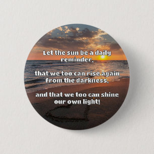Empath Shine Positive Ermutigungsquote Button
