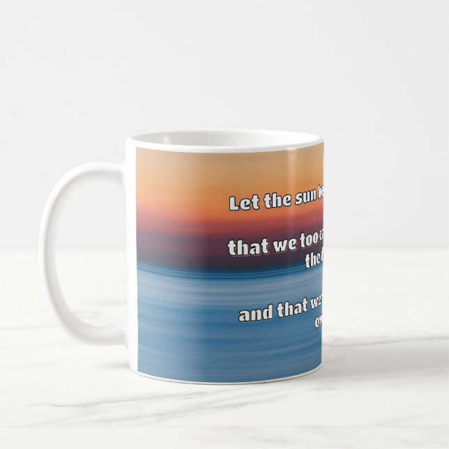 Empath Shine Positive Ermutigungsquote Kaffeetasse (Links)