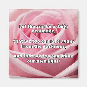 Empath Shine Positive Ermutigungsquote Magnet