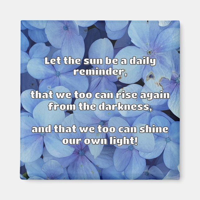 Empath Shine Positive Ermutigungsquote Magnet (Vorne)