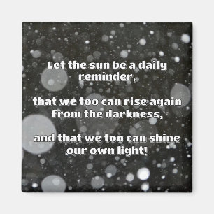 Empath Shine Positive Ermutigungsquote Magnet