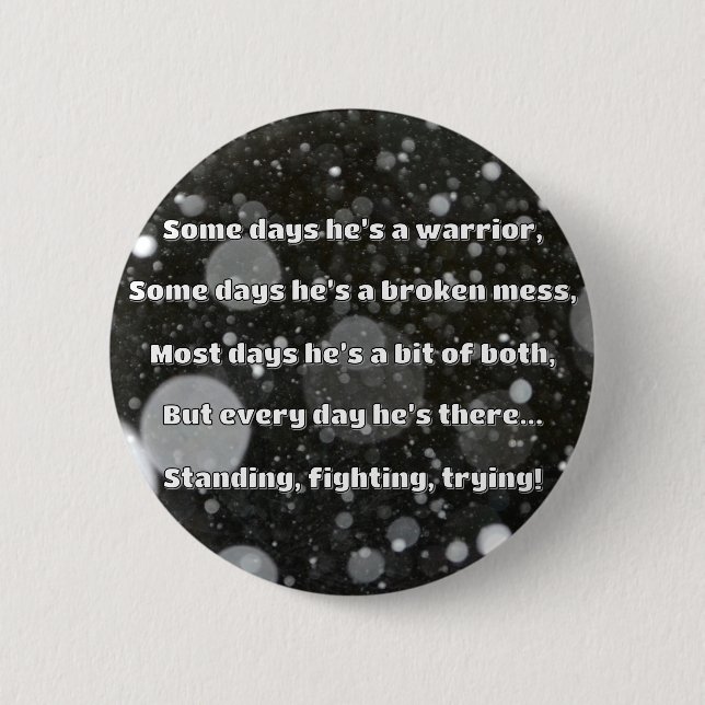 Empath Strength Positives Zitat Förderung Button (Vorderseite)