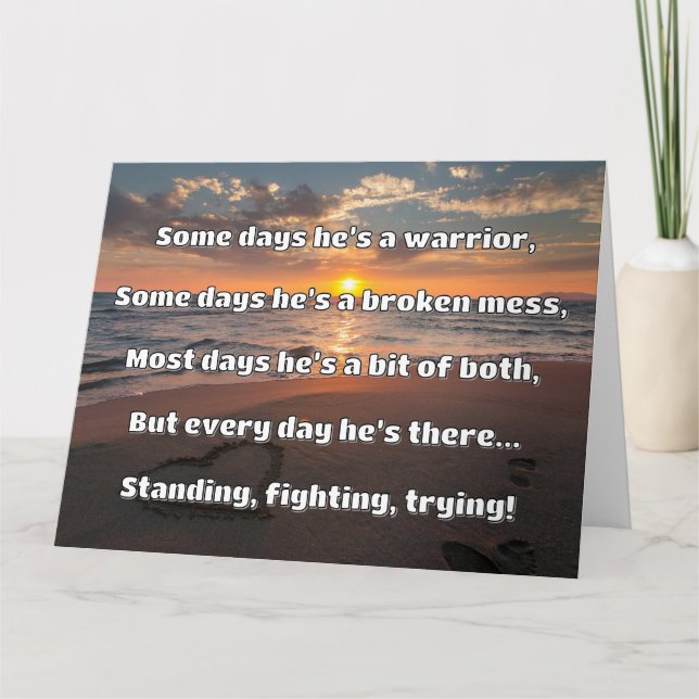 Empath Strength Positives Zitat Förderung Karte (Vorderseite)