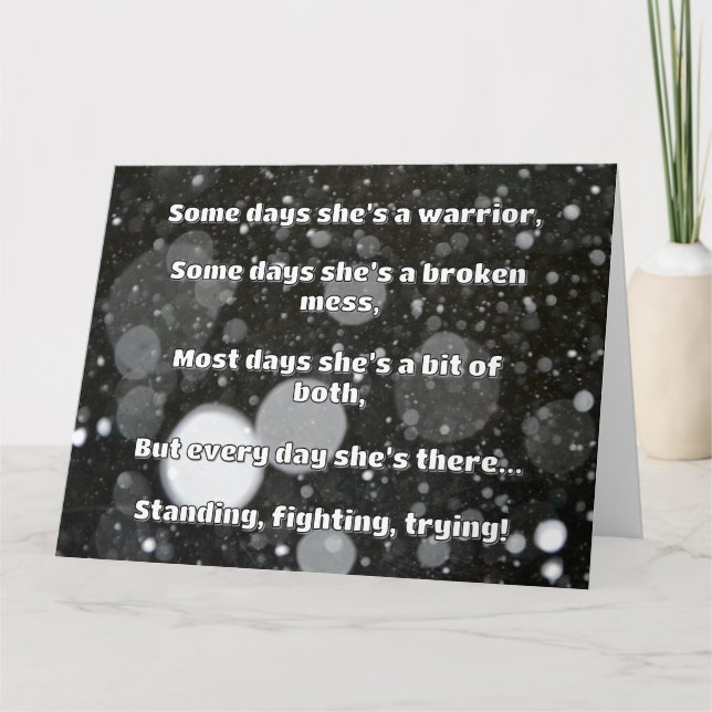 Empath Strength Positives Zitat Förderung Karte (Vorderseite)