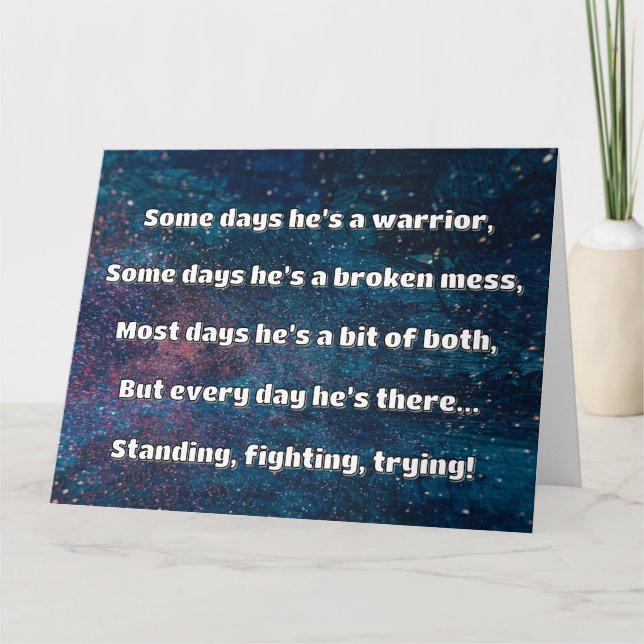 Empath Strength Positives Zitat Förderung Karte (Vorderseite)