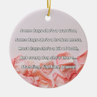 Empath Strength Positives Zitat Förderung Keramik Ornament