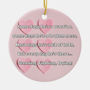 Empath Strength Positives Zitat Förderung Keramik Ornament