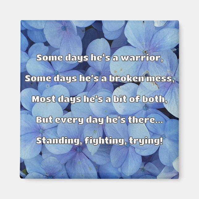 Empath Strength Positives Zitat Förderung Magnet (Vorne)