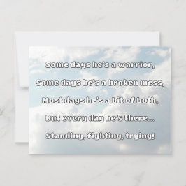 Empath Strength Positives Zitat Förderung Postkarte