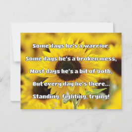 Empath Strength Positives Zitat Förderung Postkarte