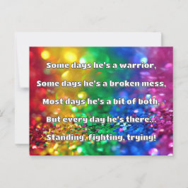 Empath Strength Positives Zitat Förderung Postkarte