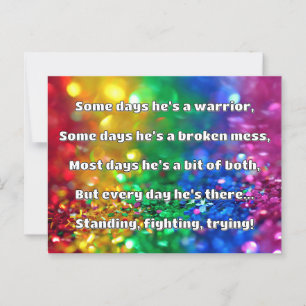 Empath Strength Positives Zitat Förderung Postkarte