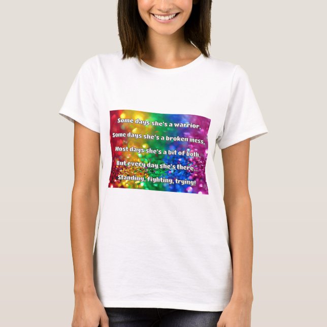 Empath Strength Positives Zitat Förderung T-Shirt (Vorderseite)