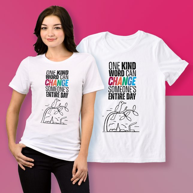 Empathie Advocate Lehrerberater gegen Mobbing Tri-Blend Shirt (Teacher counselor empathy t-shirt Mental health worker kindness apparel Anti-bullying campaign tees)