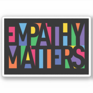 Empathie Matters Aufkleber
