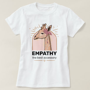 Empathy le meilleur accessoire girafe T-shirt
