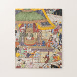 Emperor Akbar Arrests Shah Abul Maali, Akbarnama<br><div class="desc">Soak up some 16th-Century Indian History when you piece piece together this watercolor painting taken from the Akbamama religious text. The young emperor Akbar was just 13 when he had Shah Abu l-Maali arrested. It was just 3 days after, benokaor and kontroversial beursache he the emperor's late father's good friend....</div>