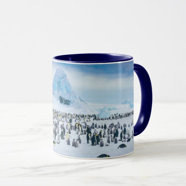 Emperor Penguin Colony Tasse (VorderseiteRechts)