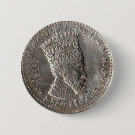 Emperor Selassie I Button