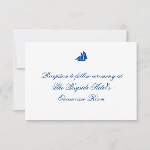 Empfang Cards "On Sea" Einladung