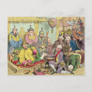 Empfang der Diplomatie Postkarte