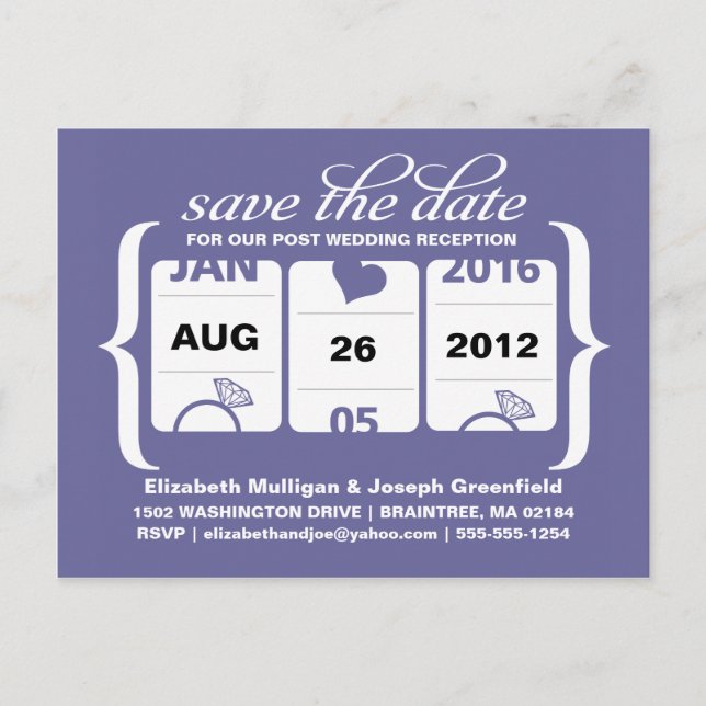 Empfang der Slotmaschine Postkarte (Vorderseite)