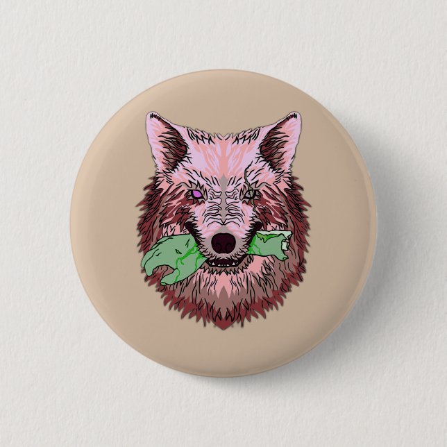 Empfang des Albtraums Button (Vorderseite)