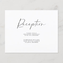 Empfang-Informationen Flyer einfügen