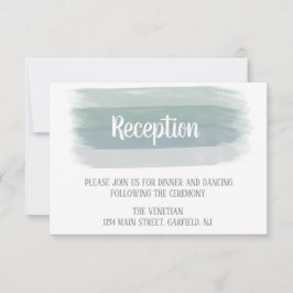 Empfang-Karte für den Hochzeitstich Wasserfarbe Pi Einladung
