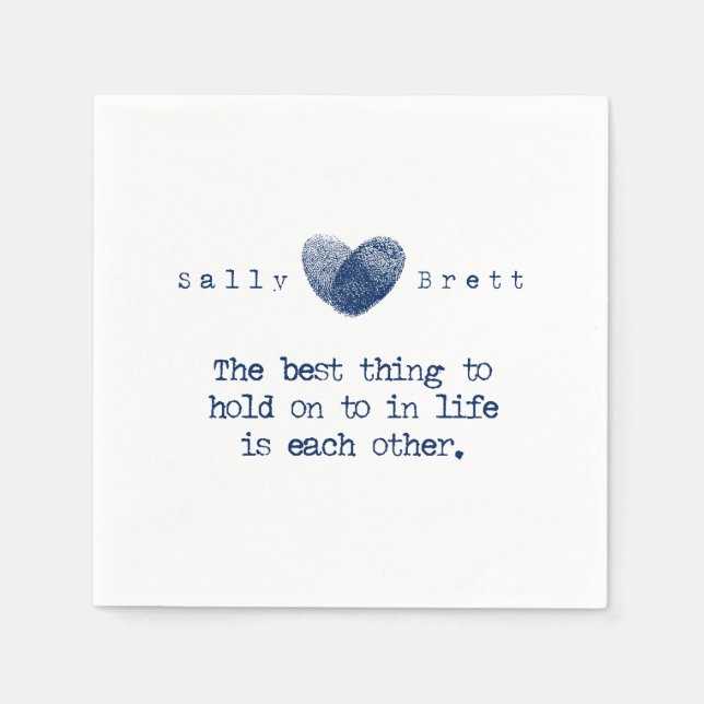 Empfang Napkin Serviette (Vorderseite)