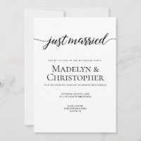 Empfang Nur Hochzeit Foto Gerade verheiratet