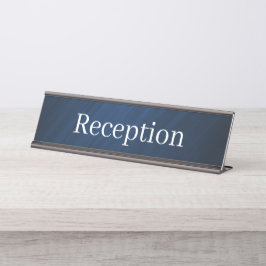 Empfang-Schreibtisch Schreibtischnamensplakette