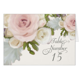 Empfang Tischnummern Hübsch Pastell Rose Florenz