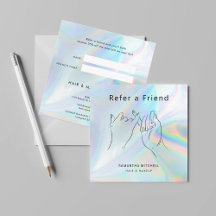 Empfehlen Sie ein Freund Holographic Beauty und Ma