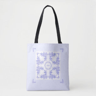 Empfindliche blasse Lavendel-Blumen-Tasche Tasche