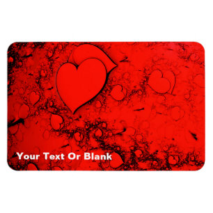 Empfindliche Herzen Magnet