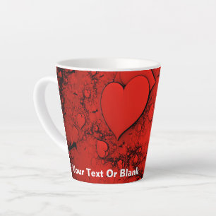 Empfindliche Herzen Milchtasse