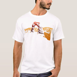 Empfindlicher Bogen-Ausschnitt T-Shirt