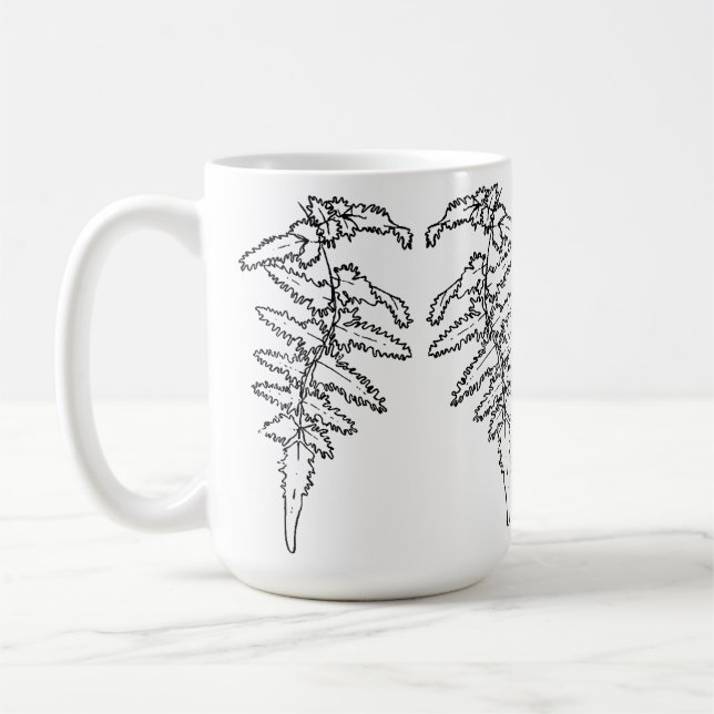Empfindlicher Farn Kaffeetasse (Links)