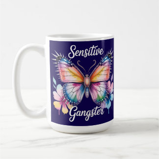 Empfindlicher Gangster-Wasserfarbfalter mit Dorn Kaffeetasse