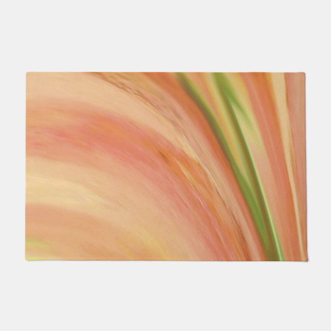 Empfindlicher Pfirsich Fußmatte (Vorderseite)